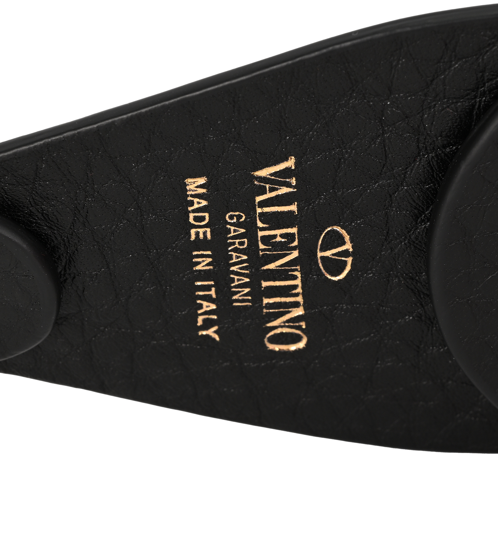 Valentino Rockstud Bag Strap, &pound;340, Accessories, Black/Pink/Red, Canvas/Leather, Other view